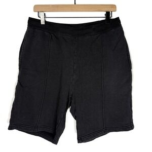 1017 ALYX 9SM Men Black‎ Cotton Sweat Shorts Made in Italy L